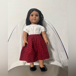 RETIRED AMERICAN GIRL DOLL JOSEFINA MONTOYA HISPANIC WITH CLOTHES 18 INCH